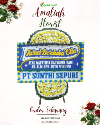 Papan Bunga Duka di Maluk